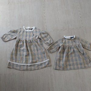 Children's clothing eastboy plaid dress